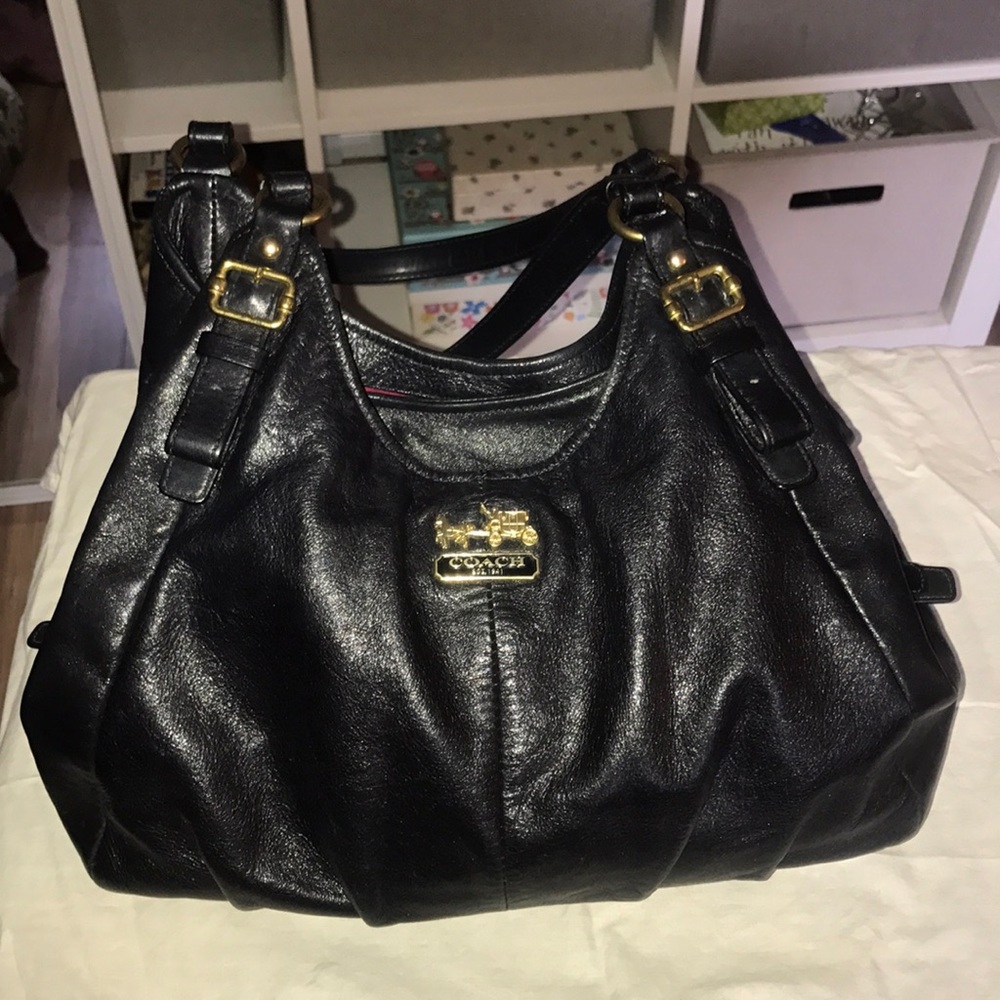 Black handbag